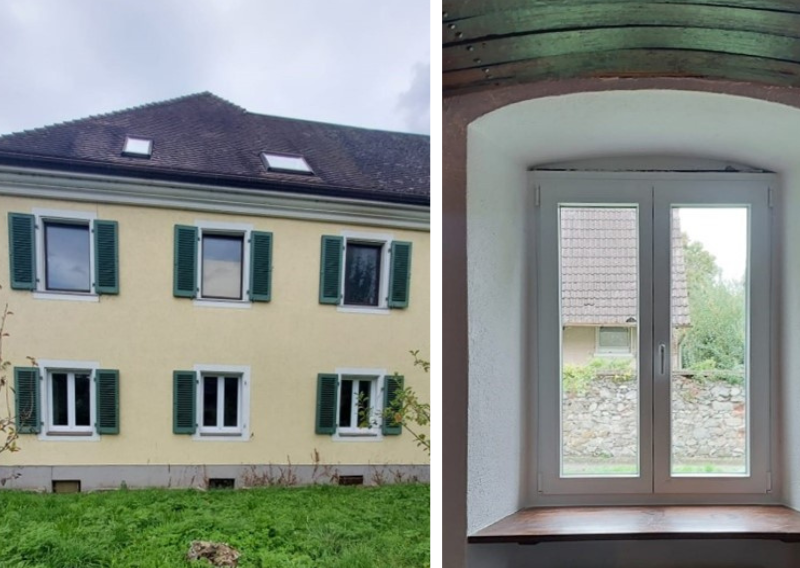 Sanierung/Austausch der Fenster im Erdgeschoss