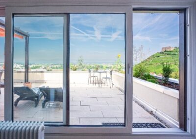 Dachterrassen-Sanierung mit Hebe-Schiebe-Element